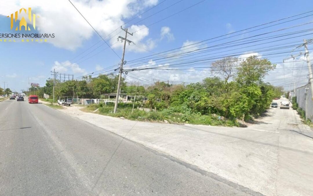 SE VENDE TERRENO COMERCIAL DE 2.8 HAS. EN BOULEVARD COLOSIO, CANCÚN