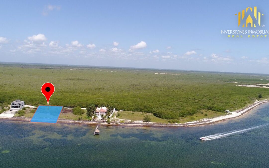 SE VENDE TERRENO FRENTE AL MAR DE 1,767 M2, RIVIERA MAYA