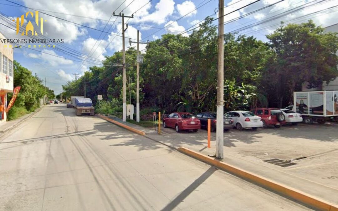 SE VENDE TERRENO COMERCIAL DE 1,652 M2, EN CANCÚN