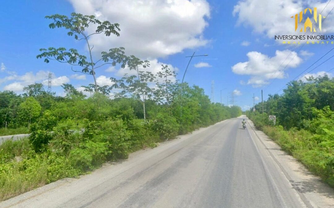 SE VENDE TERRENO PREMIUM DE 3.5 HAS. MIXTO EN AV. HUAYACAN, CANCÚN
